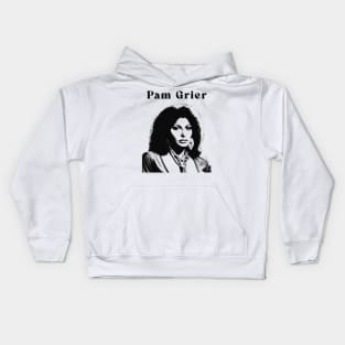 Say Hello Pam Grier Kids Hoodie